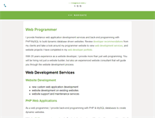 Tablet Screenshot of freelancewebprogrammer.com